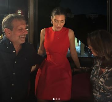 Flaminia Appolloni with her parents